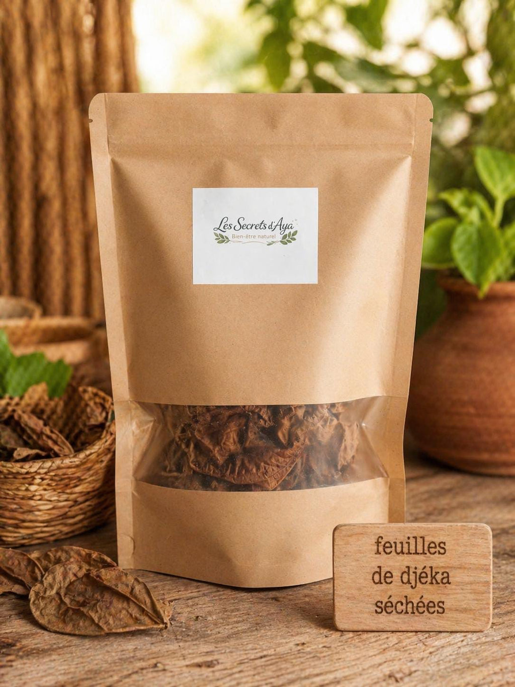 Feuilles de Djeka séchées | Les Secrets d'Aya