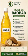 Huile de Baobab naturelle | Les Secrets d'Aya